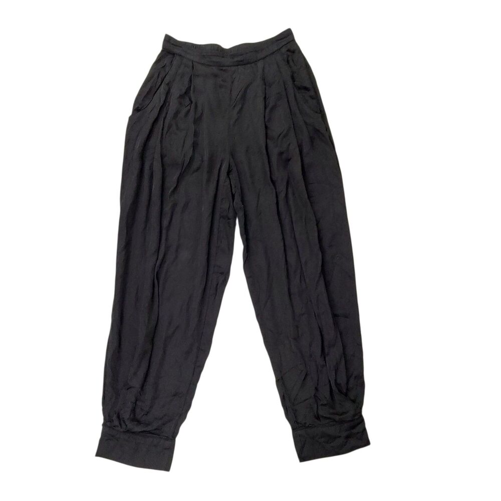 Anthropologie Harem Pants Womens XXS/S Black Relaxed Fit Soft Relaxed Fit Boho